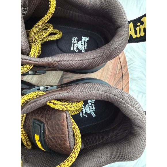 Dr Martens Woodard Boots Brown Leather Chunky Robust Sole Lace Up Size 7 M/ W 8 - Picture 9 of 9